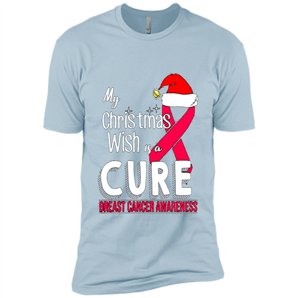 My Christmas Wish Is A Cure Breast Cancer Awareness sweater PINGPONG