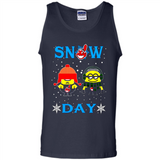 Snow Day Shirt For Cleveland Indians Vs Minion Fans pingpong