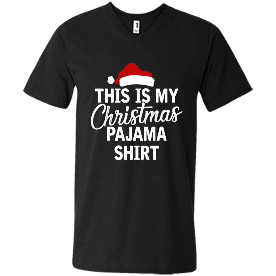 This Is My Christmas Pajama Family Matching - Men's V-Neck