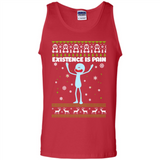 Mr Meeseeks Xistence Is Pain Ugly Christmas - Tank Top