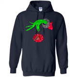GRINCH HAND HOLDING ARIZONA DIAMONDBACKS GLITTER CHRISTMAS PINGPONG