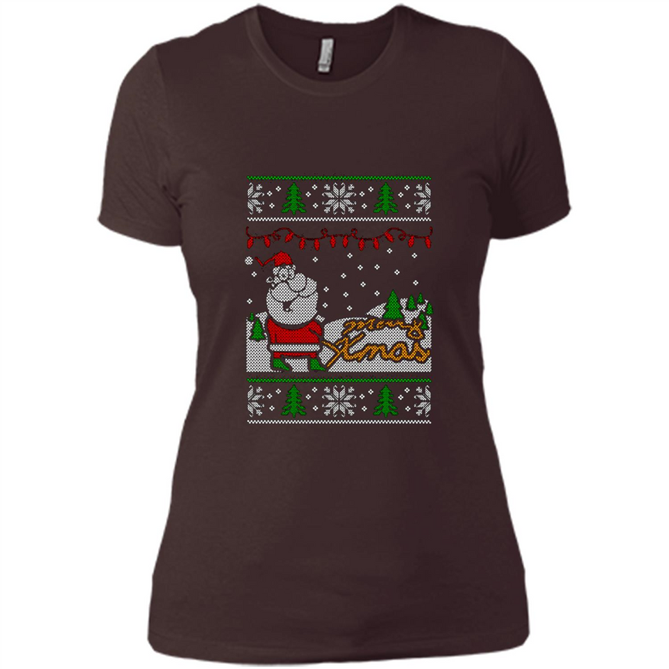 Bad Santa pingpong - Ladies' Boyfriend T-Shirt