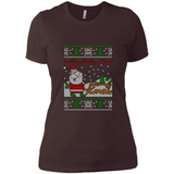 Bad Santa pingpong - Ladies' Boyfriend T-Shirt