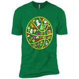 Basketball Christmas Ornament - Premium Short Sleeve T-Shirt