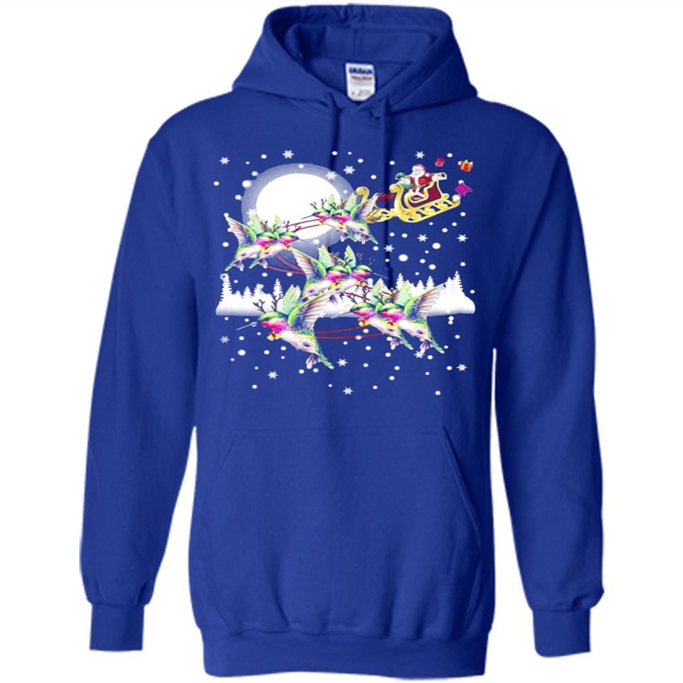 Hummingbird Santa Sleigh - Hoodie