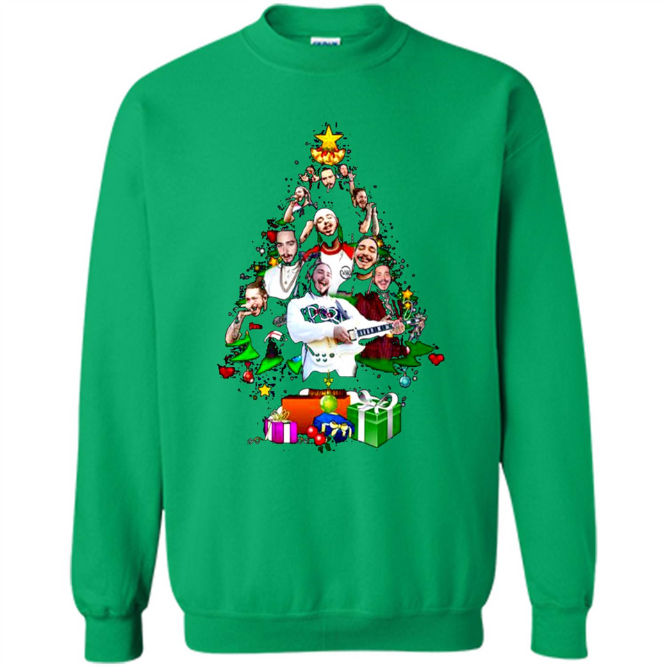 Post Malone Christmas Tree Sweater PINGPONG