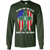 Dallas Stars - stand for the flag kneel for the cross