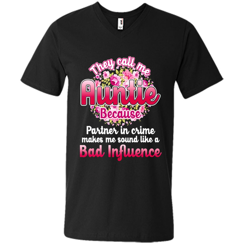 They Call Me Auntie Flower - Men's V-Neck