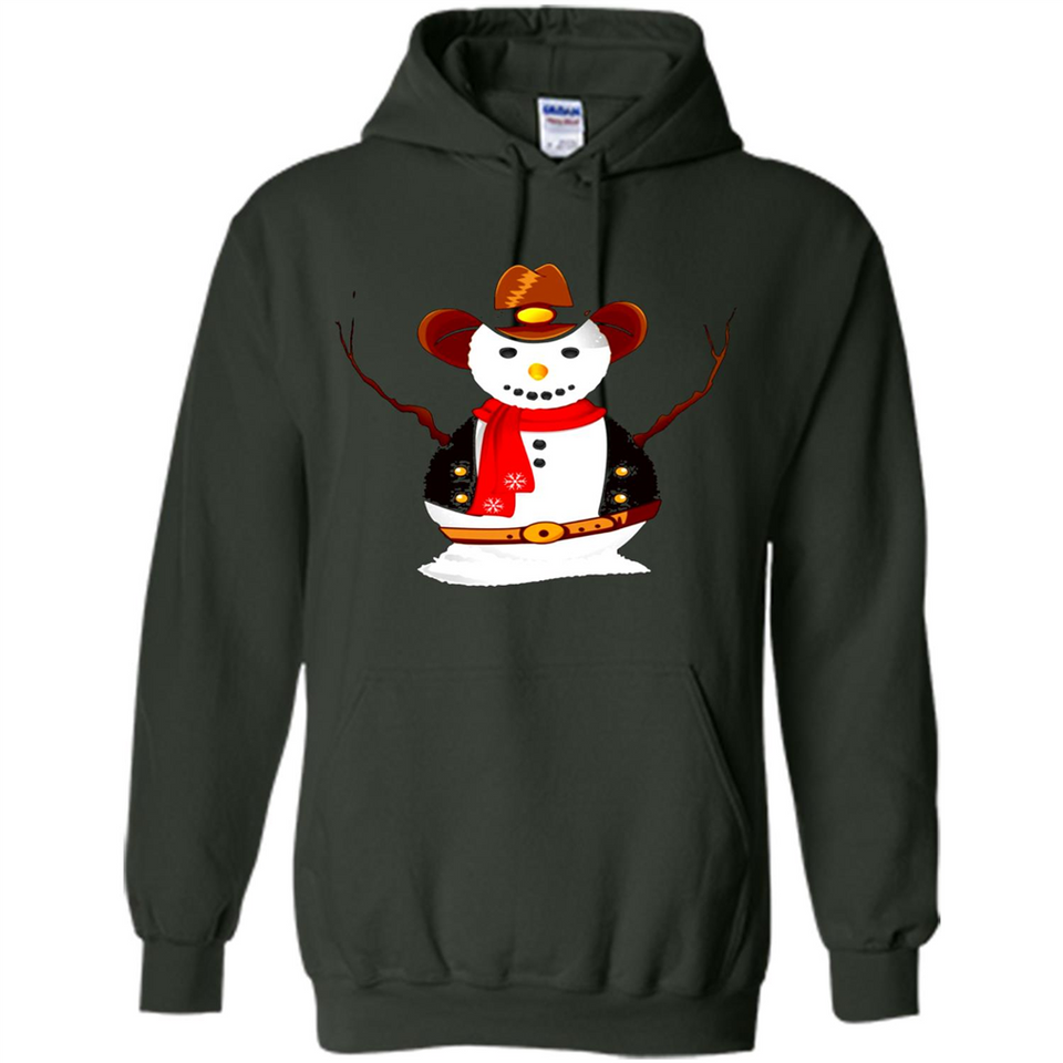 Snowman Cowboy Merry Christmas Xmas