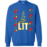 Funny Lets Get Lit Christmas Tree - Sweatshirt