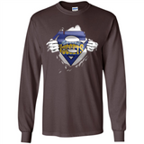 Denver Nuggets And Superman Fans - Long Sleeve T-Shirt