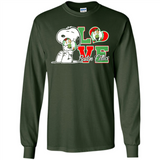 Snoopy loves NBA Boston Celtics - Long Sleeve T-Shirt