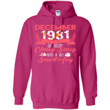 December 1981 37 Years Of Being Classy Sassy - Hoodie