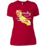 Paradise California Strong Camp Fire Youth T-Shirt PINGPONG - Ladies' Boyfriend T-Shirt