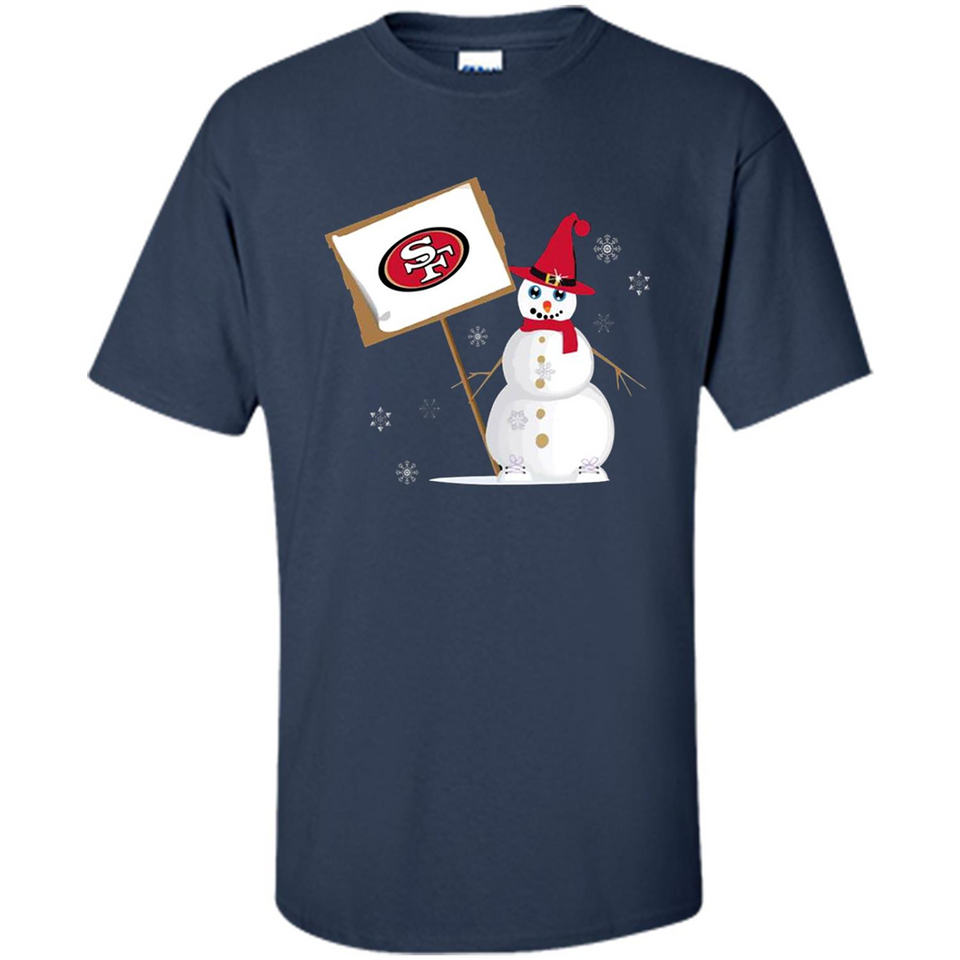 San Francisco 49ers Snowman Funny