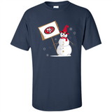 San Francisco 49ers Snowman Funny