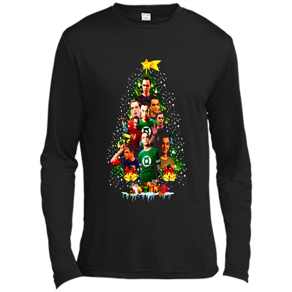 Sheldon Cooper Christmas tree sweater PINGPONG