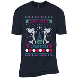 Mermaid Mer-Fect Ugly Christmas Sweater - Premium Short Sleeve T-Shirt