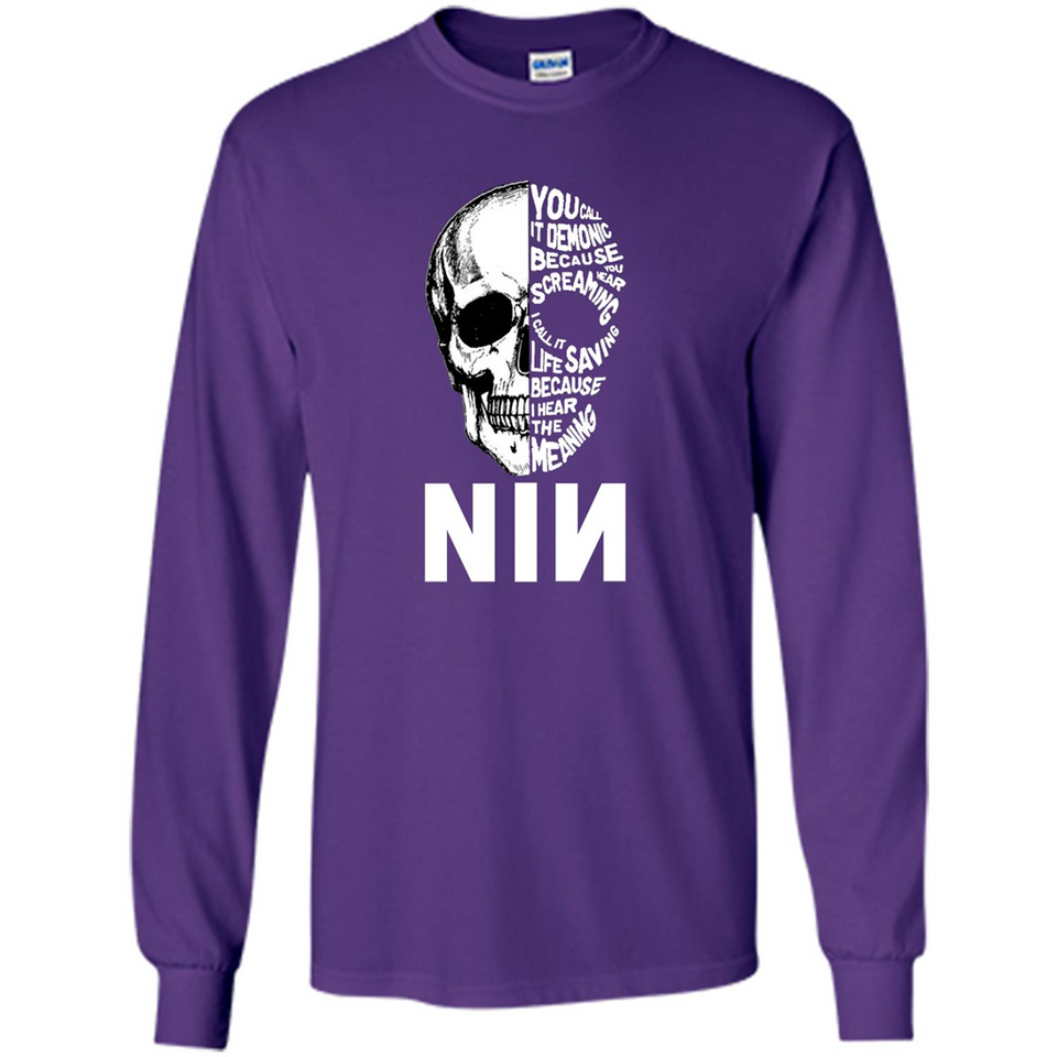 you call it demonic because you hear the screaming NIN
