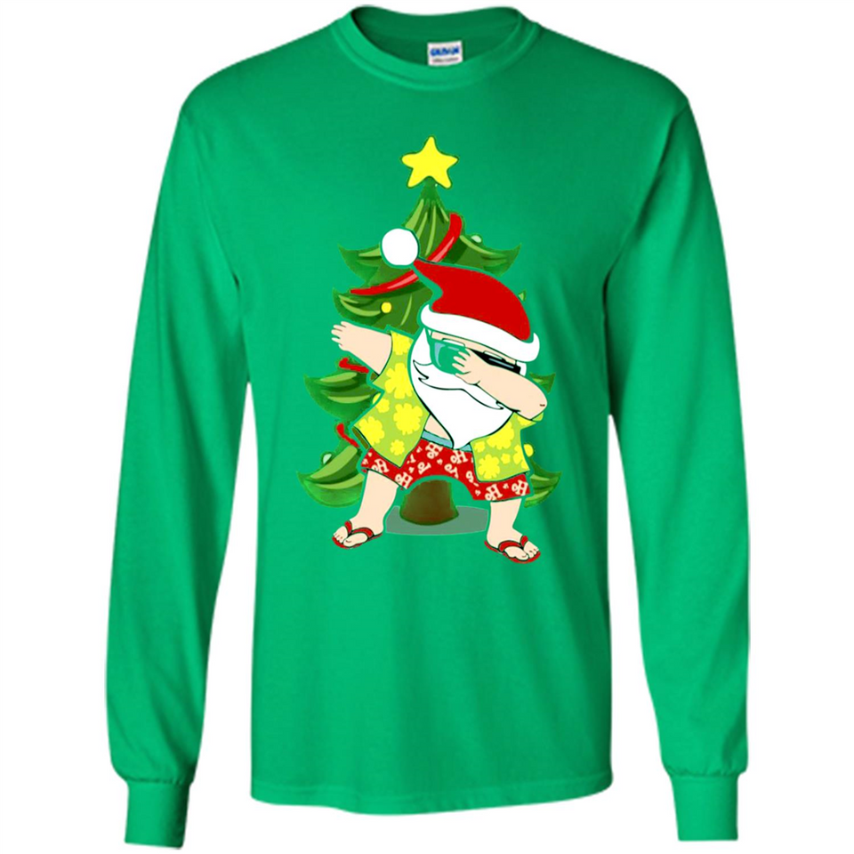 Dabbing Santa Christmas In July - Long Sleeve T-Shirt