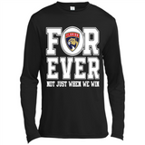Florida Panthers Forever For ever not just when we win - Canvas Long Sleeve T-Shirt