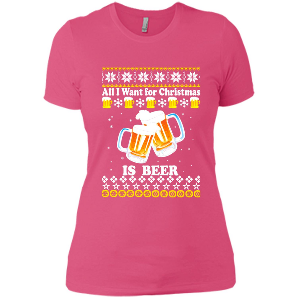All I want for Christmas is Beer Sweater PINGPONG