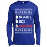 Naughty Nice Fabulous - Canvas Long Sleeve T-Shirt