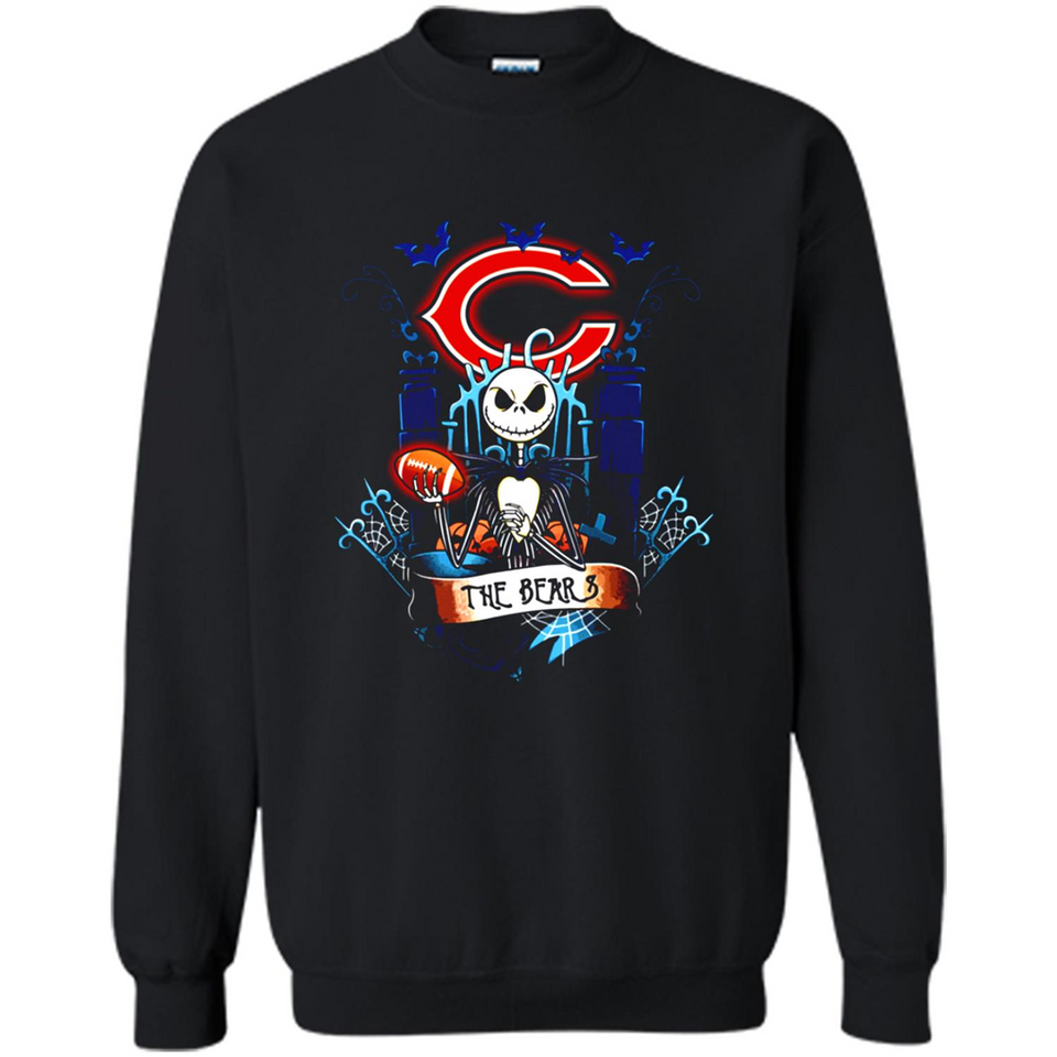 Chicago Bears Halloween The Nightmare Before Christmas - Sweatshirt
