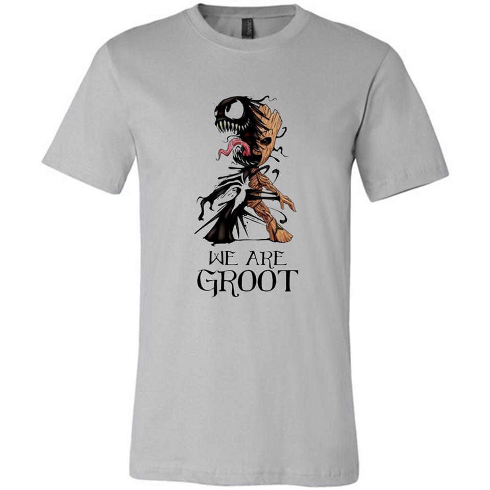 We Are Groot Venom MERCHCUTE - Canvas Unisex T-Shirt