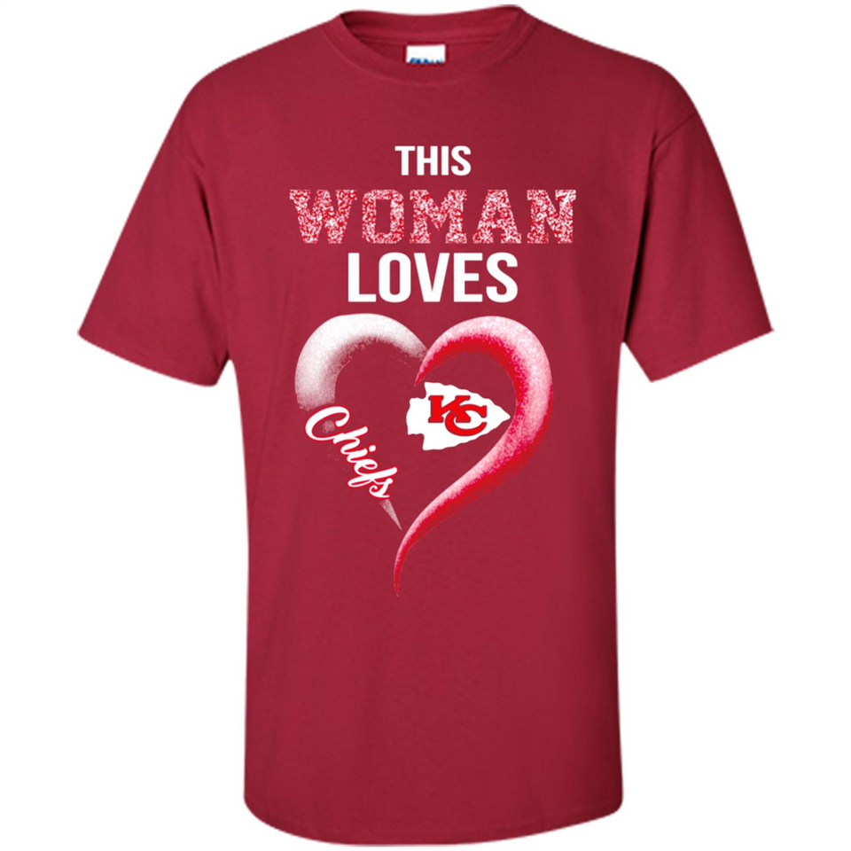 This Woman love Chiefs NFL football team - Shirt