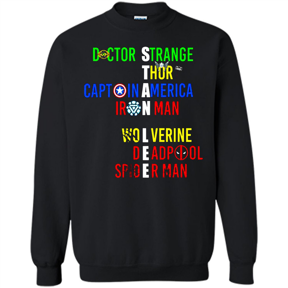 RIP Stan Lee Doctor Strange Thor Caption America Iron Man Shirt PINGPONG - Sweatshirt