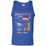 North Pole Born and Raised Shirt, Merry Xmas Ugly Christmas - Tank Top