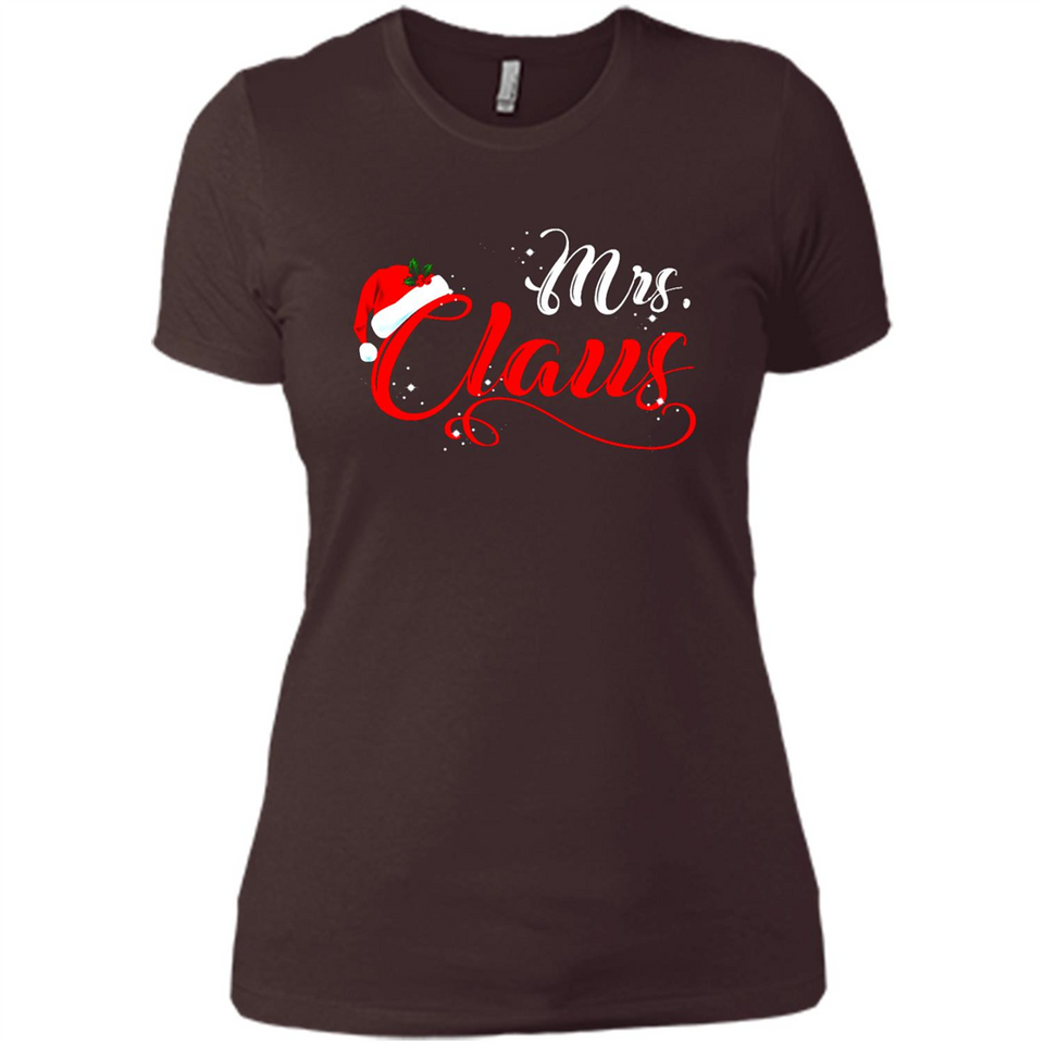 Mrs. Claus Santa Claus Merry Xmas T-Shirt - Ladies' Boyfriend T-Shirt
