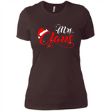 Mrs. Claus Santa Claus Merry Xmas T-Shirt - Ladies' Boyfriend T-Shirt