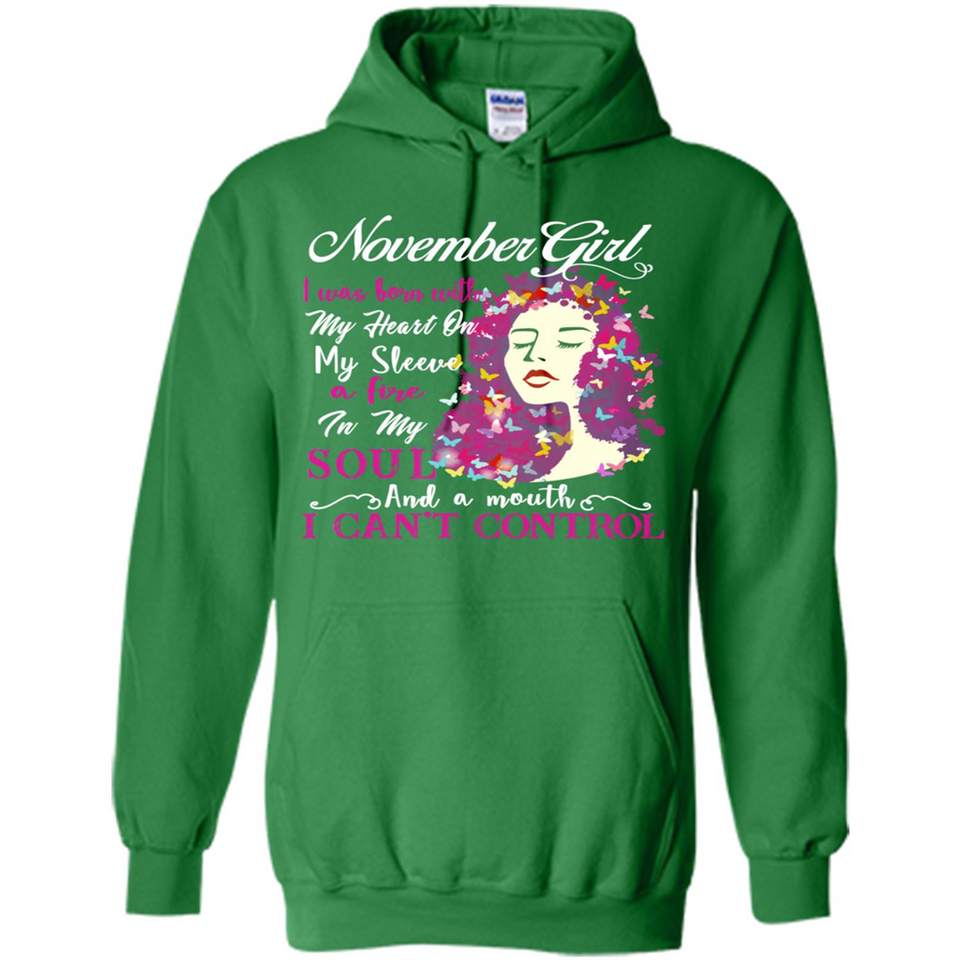 November Butterfly Girl - Hoodie