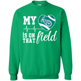 Tennessee Titans Football My Heart is on that Field - Sweatshirt