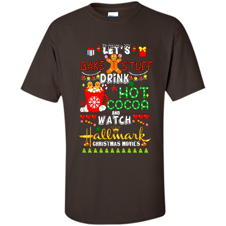 Let's Bake Stuff Drink Hot Cocoa Hallmark-Christmas Movies Sweatshirt PINGPONG