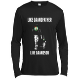 Boston Celtics Like GrandFather Like GrandSon - Canvas Long Sleeve T-Shirt