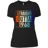 Retro Straight Outta 1968 50 Years Old - Ladies' Boyfriend T-Shirt
