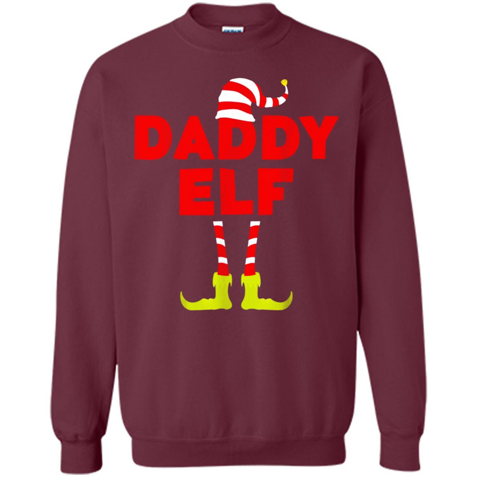Mens Daddy Elf T-Shirt Funny Matching Christmas Costume - Sweatshirt