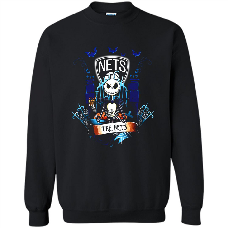 Brooklyn Nets Halloween The Nightmare Before Christmas - Sweatshirt
