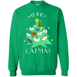 Merry Catmas Funny Cool Christmas Mug PINGPONG - Sweatshirt