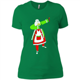 Funny Dabbing Mrs. Santa Claus Christmas Dab - Ladies' Boyfriend T-Shirt