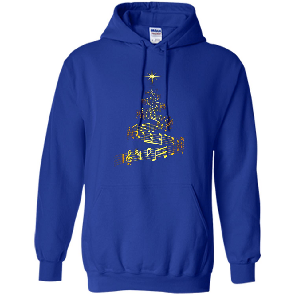 Music Note Christmas Tree Xmas Music Lover Mug PINGPONG - Hoodie