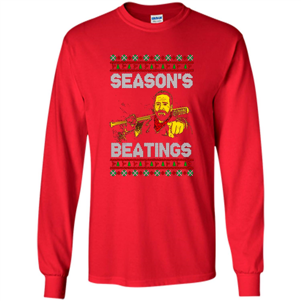 Negan Season's Beatings Christmas PINGPONG