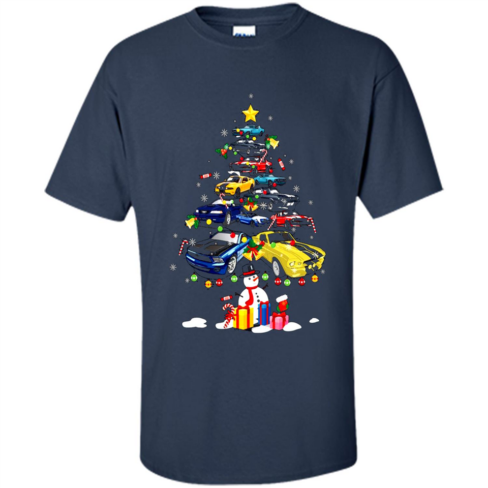 Mustang Tree Christmas Sweatshirt PINGPONG