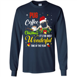Pug Coffee Wonderful Christmas