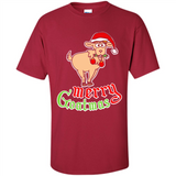 Christmas Merry Goatmas Goat Shirt Santa Hat - Shirt