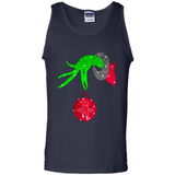 GRINCH HAND HOLDING HOUSTON ROCKETS GLITTER CHRISTMAS PINGPONG