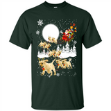 Christmas Santa Golden Retriever Sleigh For Labrador Retriever
